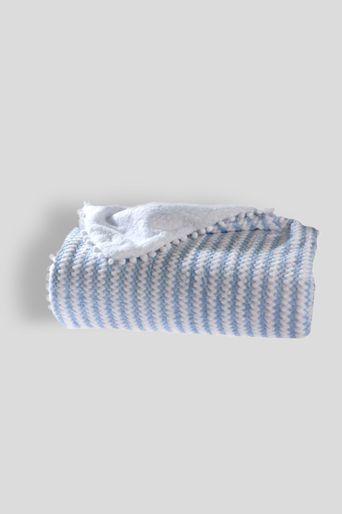 Zigzag Baby Blanket w/ Sherpa