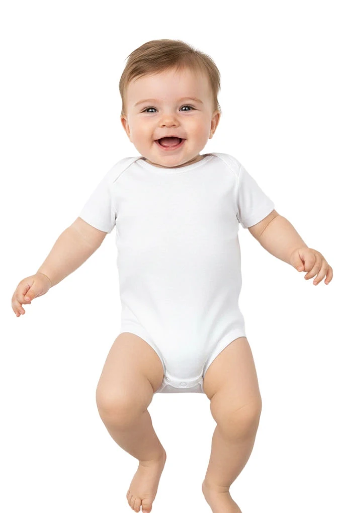 Short Sleeve Plain Bodysuit