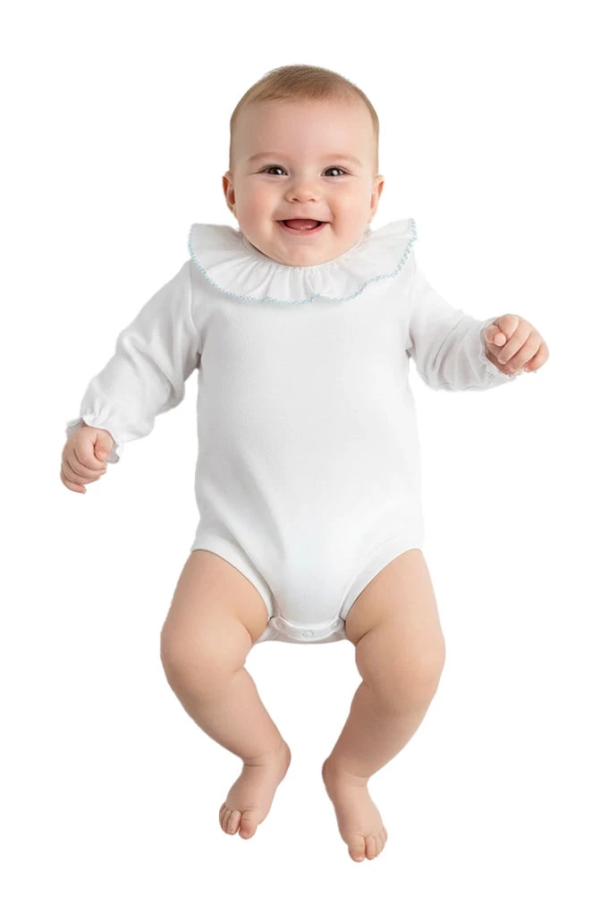 Bodysuit w/ Frill Collar