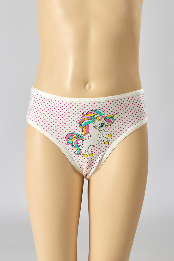 Girls Unicorns Printed Bikini Knickers