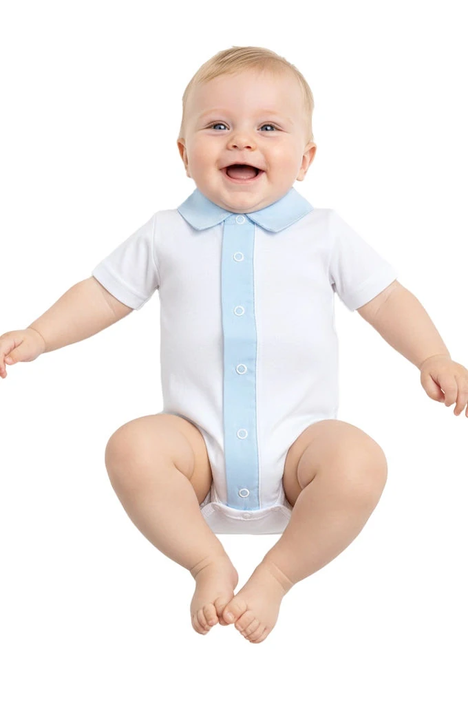 Short Sleeve Shirt Bodysuit