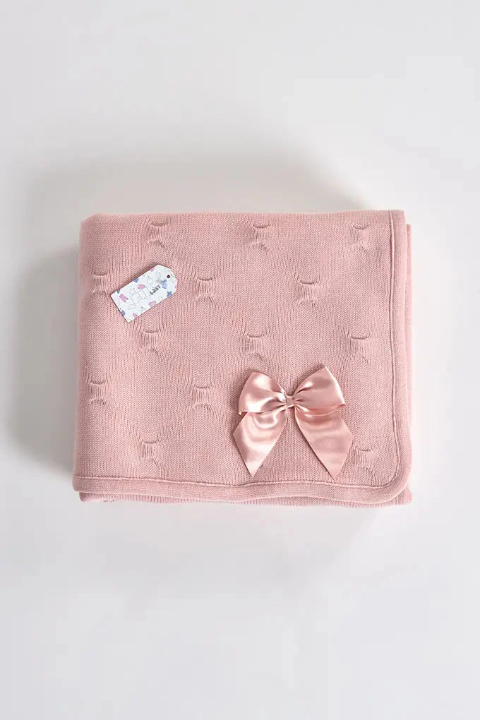 Knitted Lined Baby Blanket