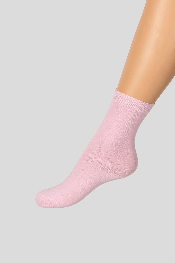 Unisex Plain Crew Socks