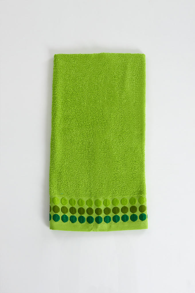 Embroidered Terry Shower Towels