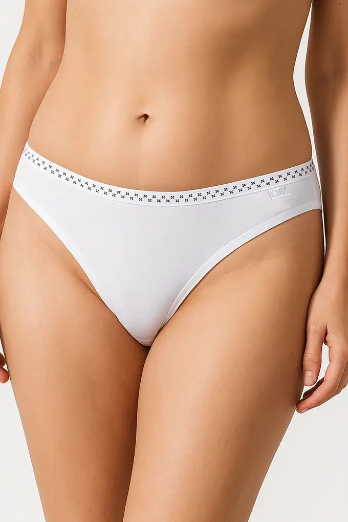 Woman Brazillian Knickers w/ Printed Elastic