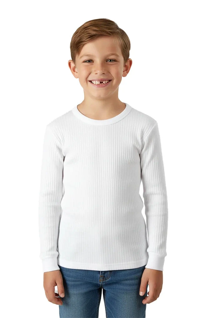 Children Fluted Long Sleeves Shirt