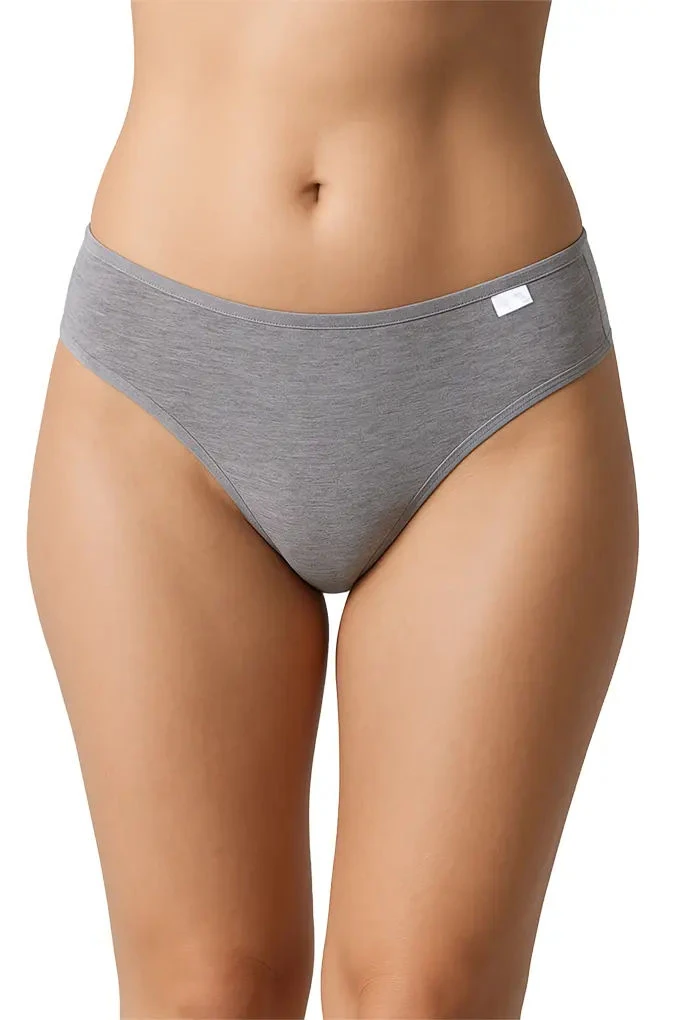 Woman Plain Bikini Knickers