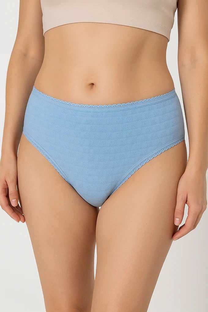 Woman Jacquard Laced Briefs