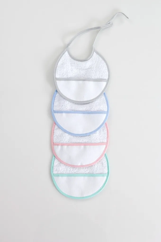 Terry Basic Bibs f/ Embroidery