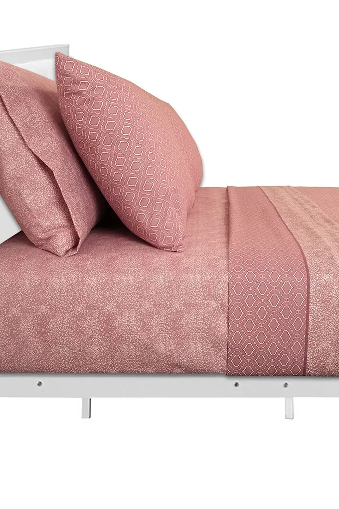 Printed Flannel Sheets Set w/ Fitted Sheet 