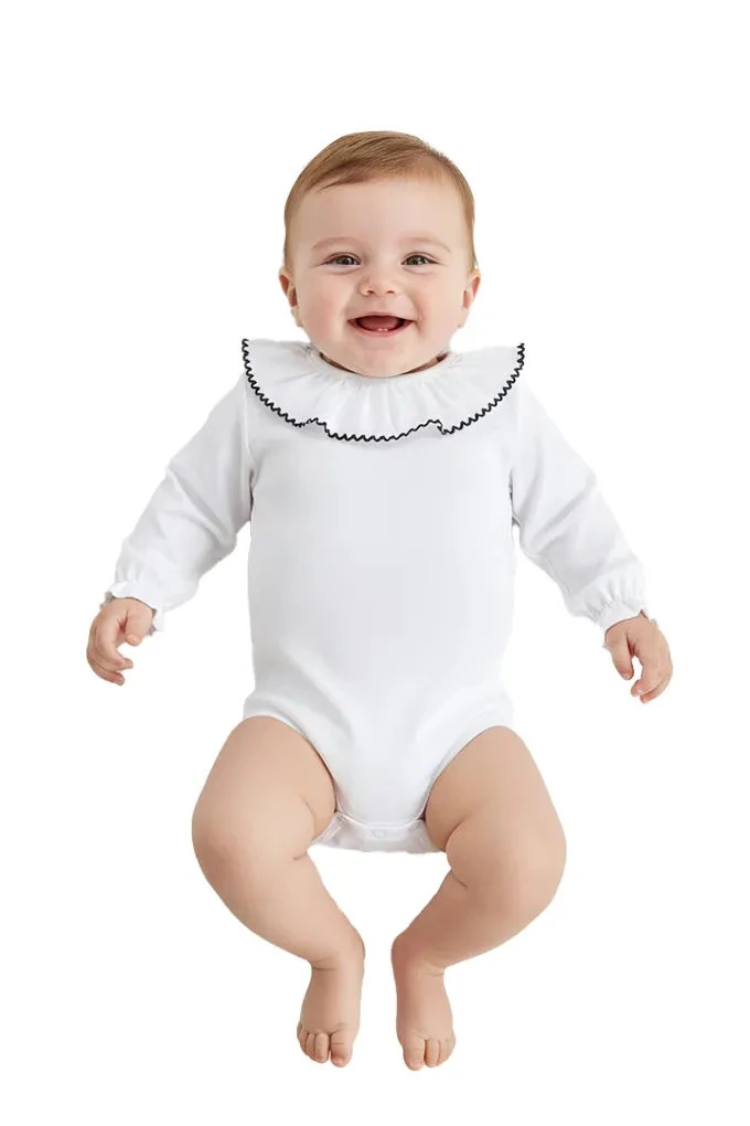 Thermal Bodysuit w/ Frill Collar