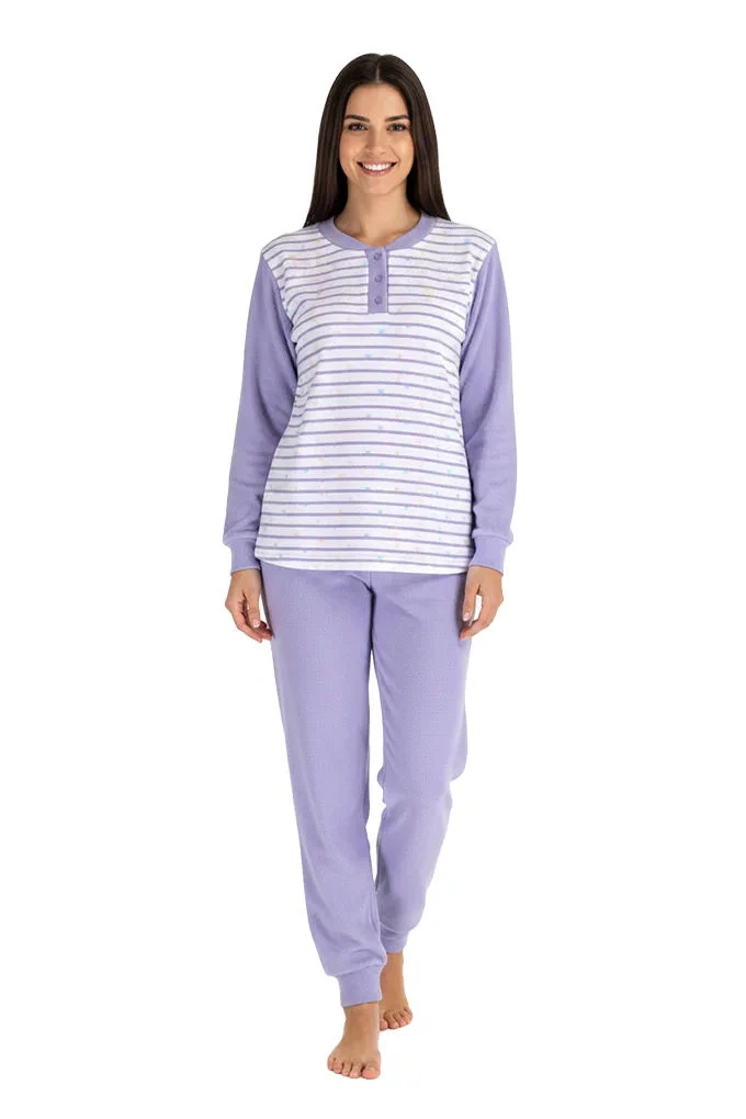 Woman Thermal Printed Pyjama Set 593