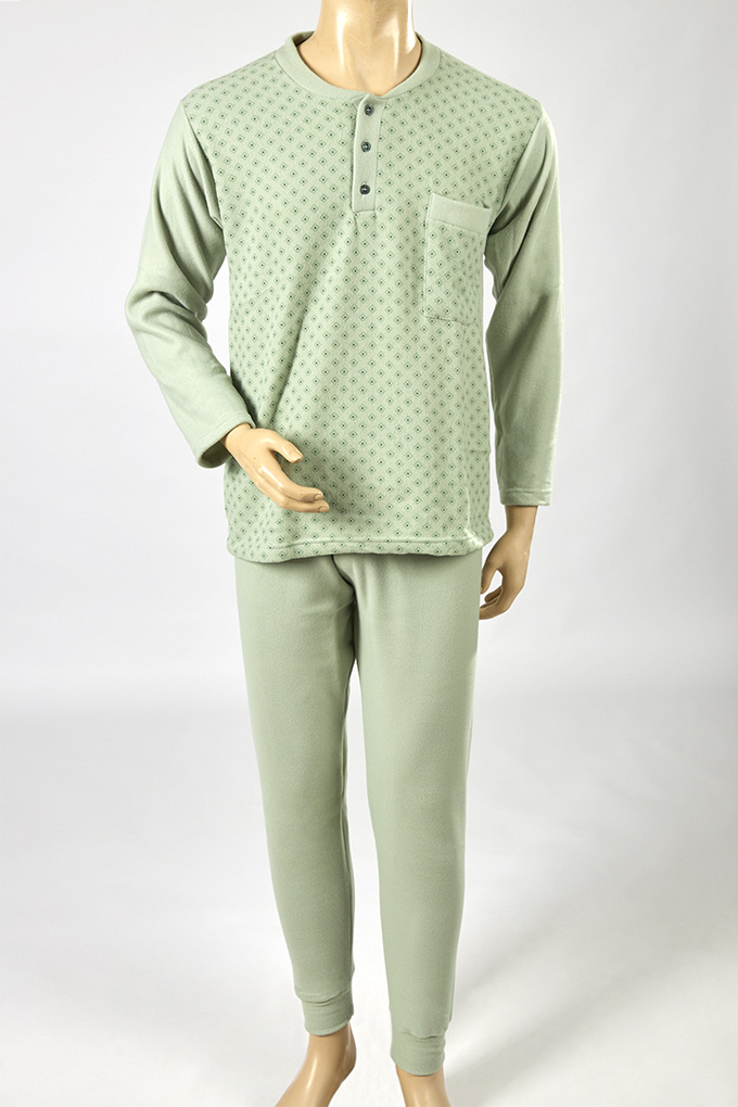 Man Thermal Printed Pyjama Set 780