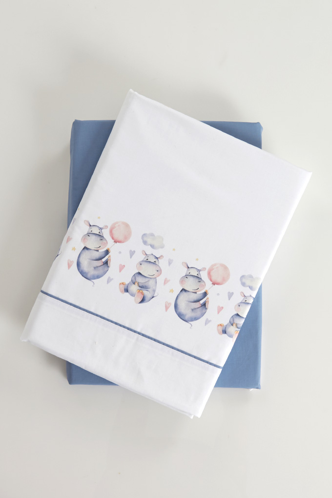 Luigi 5 Digital Printed Cotton Sheets Set w/ Fitted Sheet