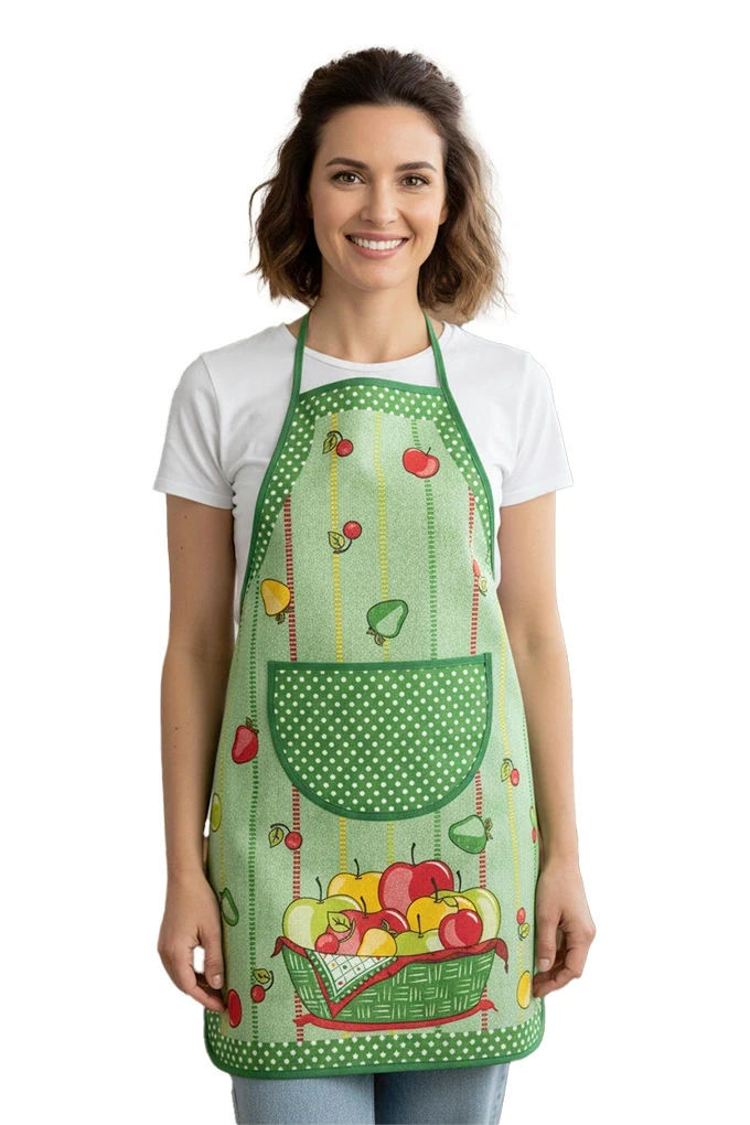 PVC and Terry Printed Kitchen Aprons