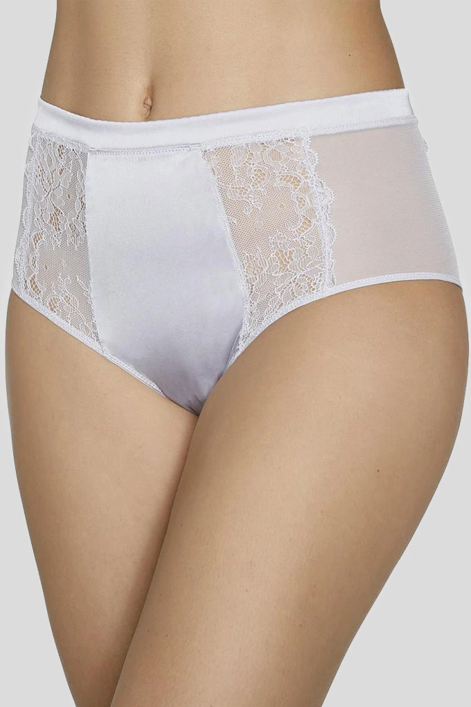 Woman High Waist Satin Briefs