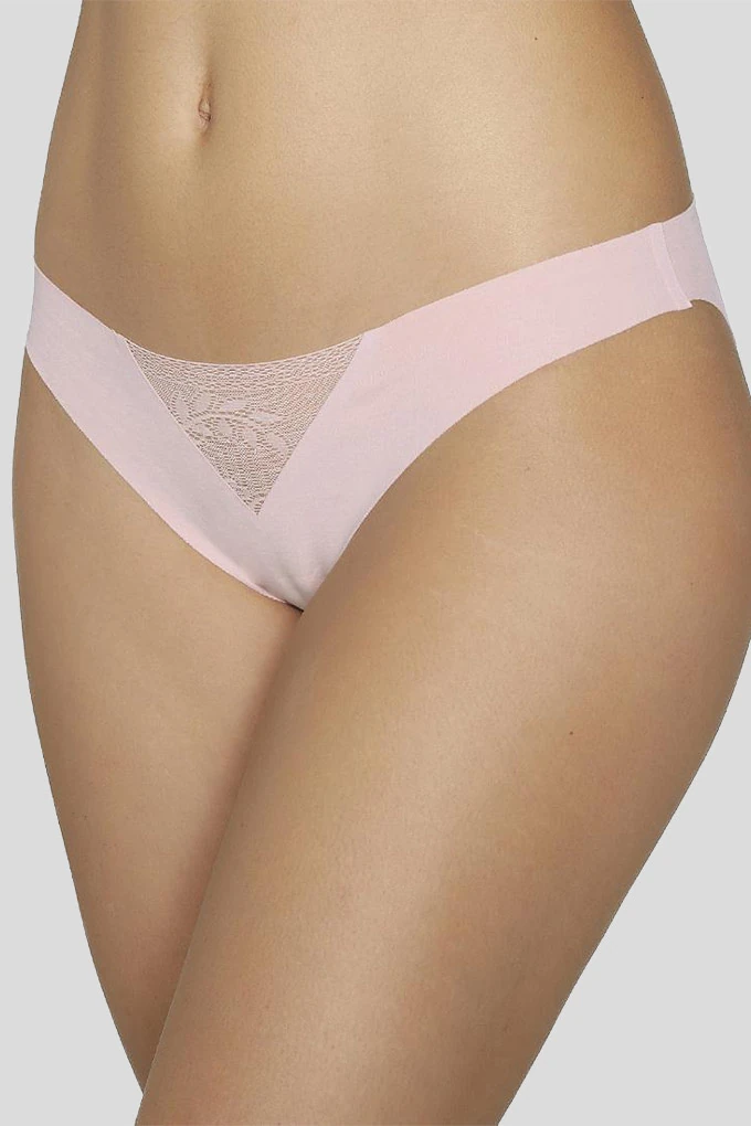19211 Woman Lasercut Laced Mini Bikini Knickers