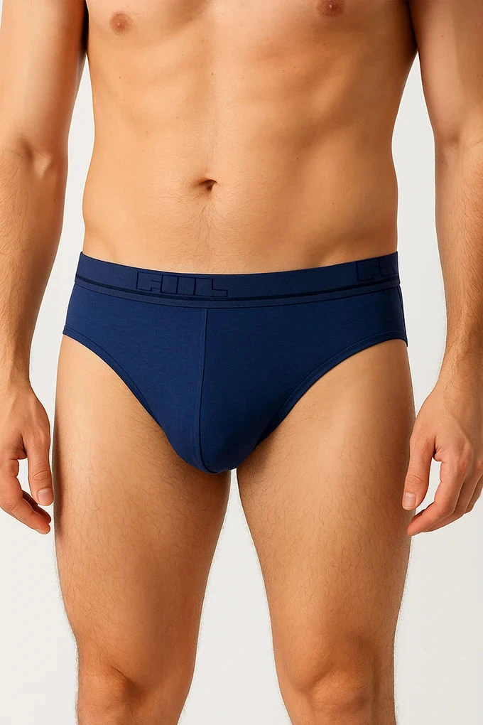 Man Plain Bikini Knickers w/ Elastic