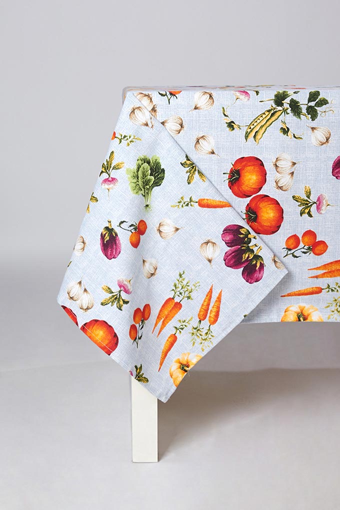 Vegetables Printed Twill Tablecloth