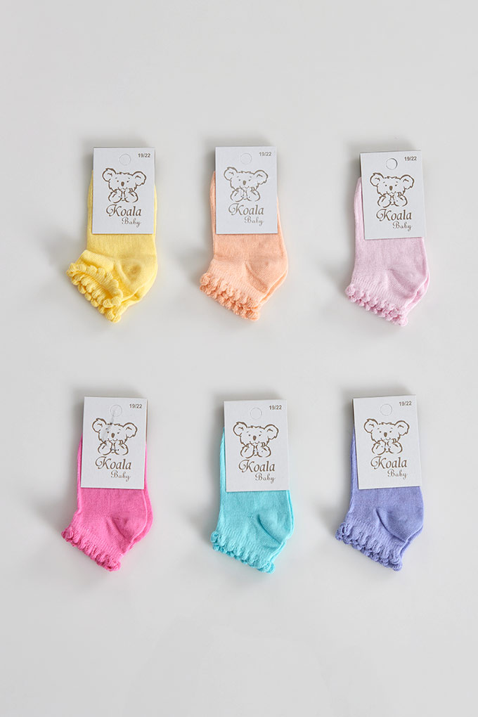 Child / Baby Ankle Socks w/ Frill