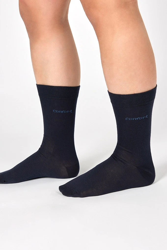 Unisex Plain Seamless Crew Socks