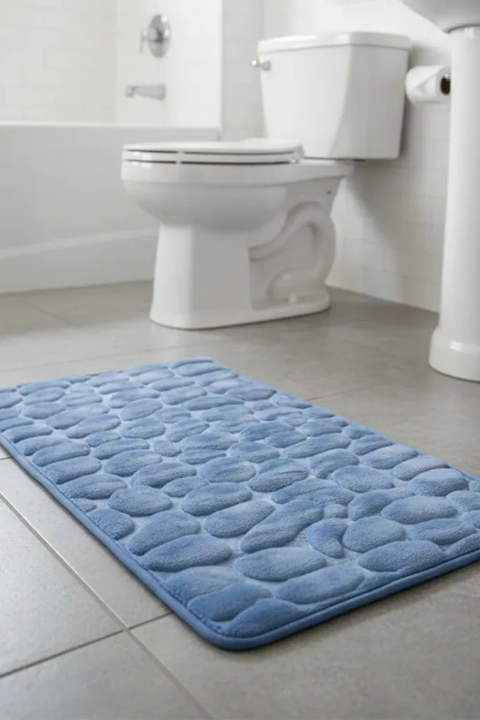 Stone Engraved Bath Mat