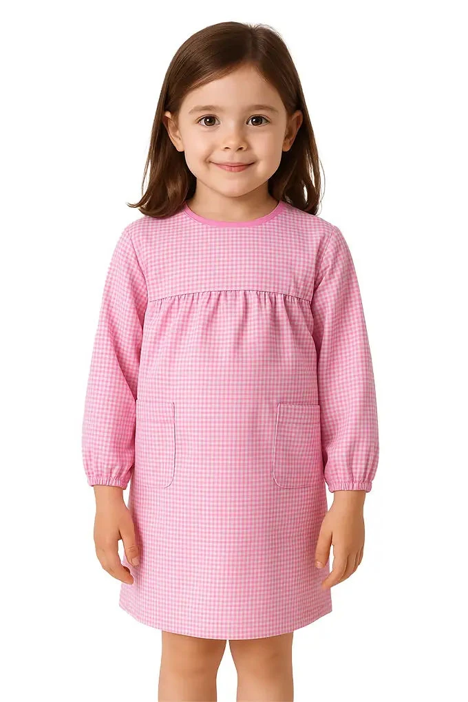 Girl Chess Preschool Smock