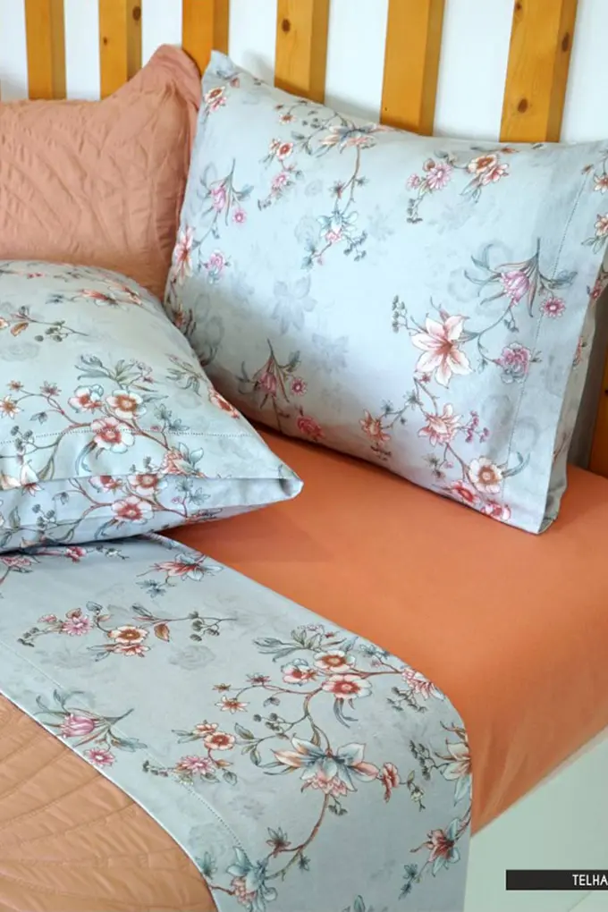 Printed Flannel Sheets Set w/ Fitted Sheet 