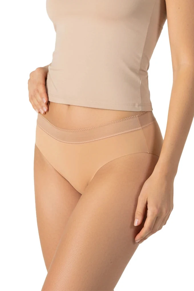 Woman Microfiber Knickers w/ Elastic