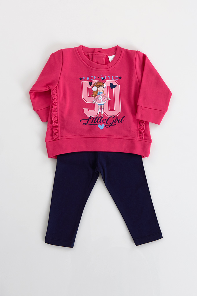 Girl Leggings + Sweater Set Little Girl
