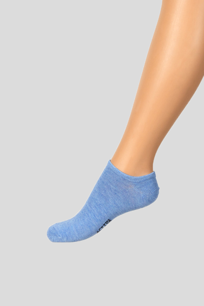 Woman Cotton Plain Ankle Socks