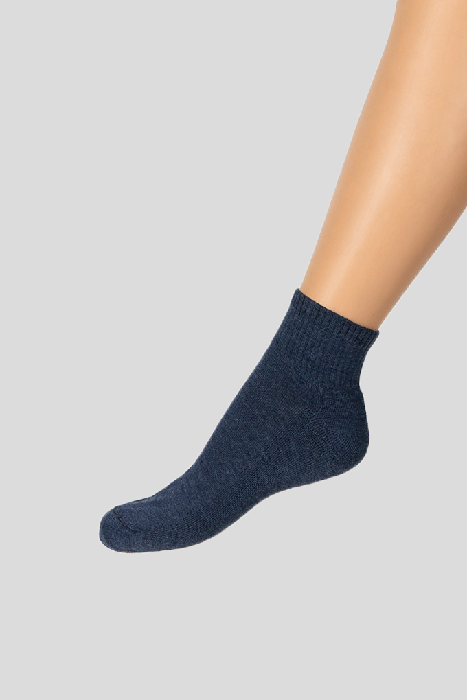 Adult Padded Ankle Socks w/ Cuffs