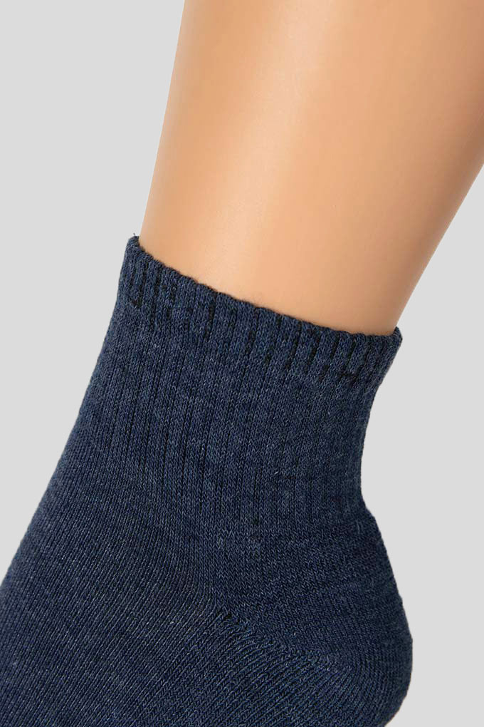 Adult Padded Ankle Socks w/ Cuffs