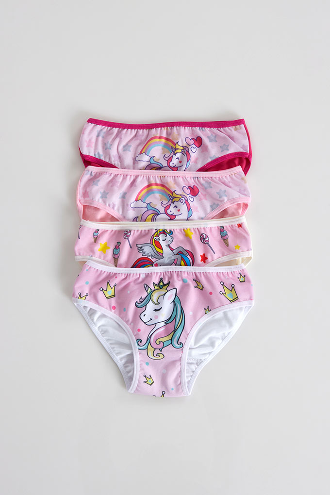Unicorns Girl Printed Bikini Knickers