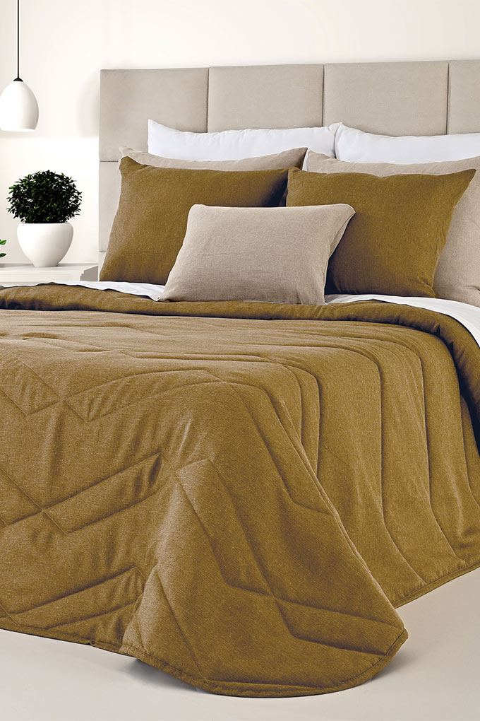 Linen Quilted Bedspread