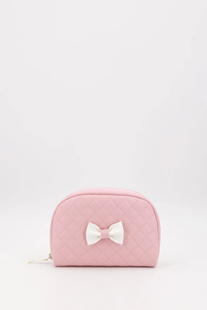 Padded Synthetic Necessaire Bow
