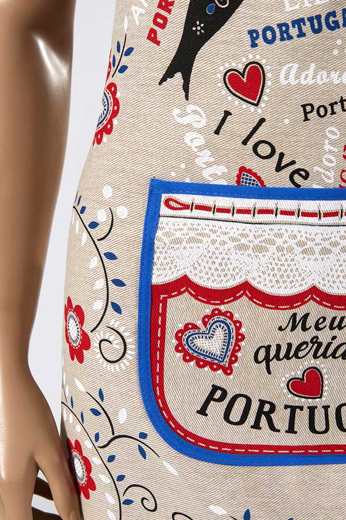 World Rooster Linen Traditional Kitchen Aprons