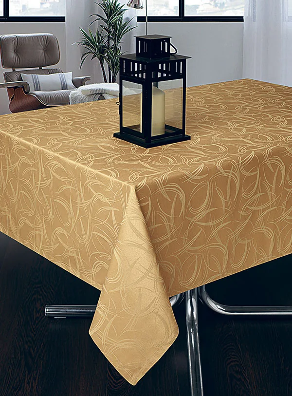 Sandra Stain-Resistant Jacquard Tablecloth