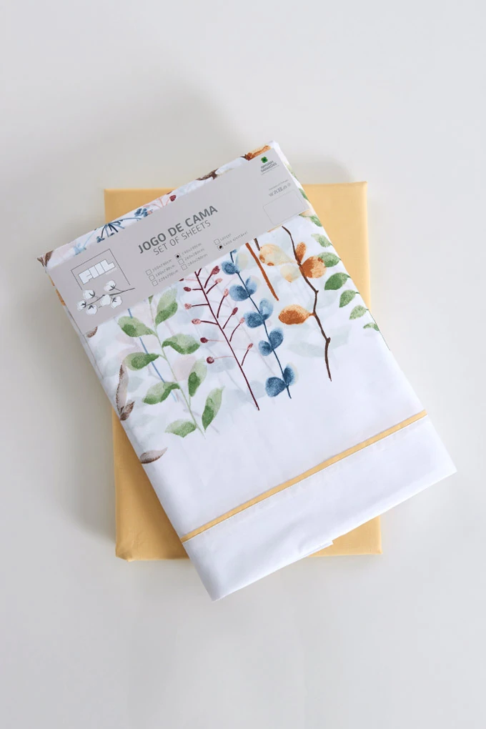 Digital Printed Sheets Set w/ Fitted Sheet