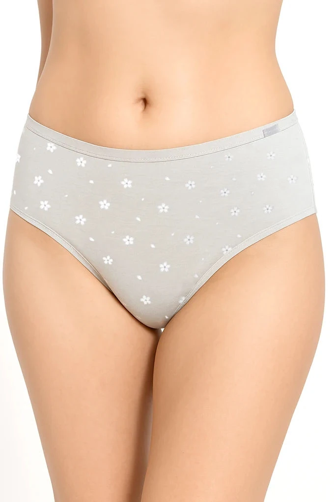 Woman Flowers Printed Briefs