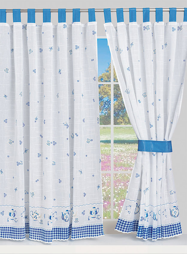 Graciosa Printed Curtains w/ Straps