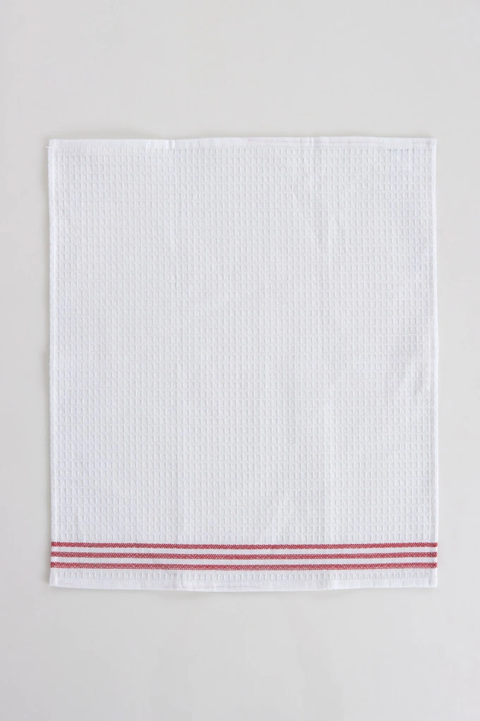 Jacquard Bars Honeycomb Kitchen Cloths