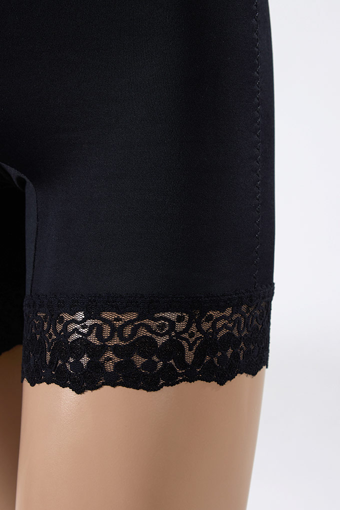 Laced High Waist Shaping Shorts