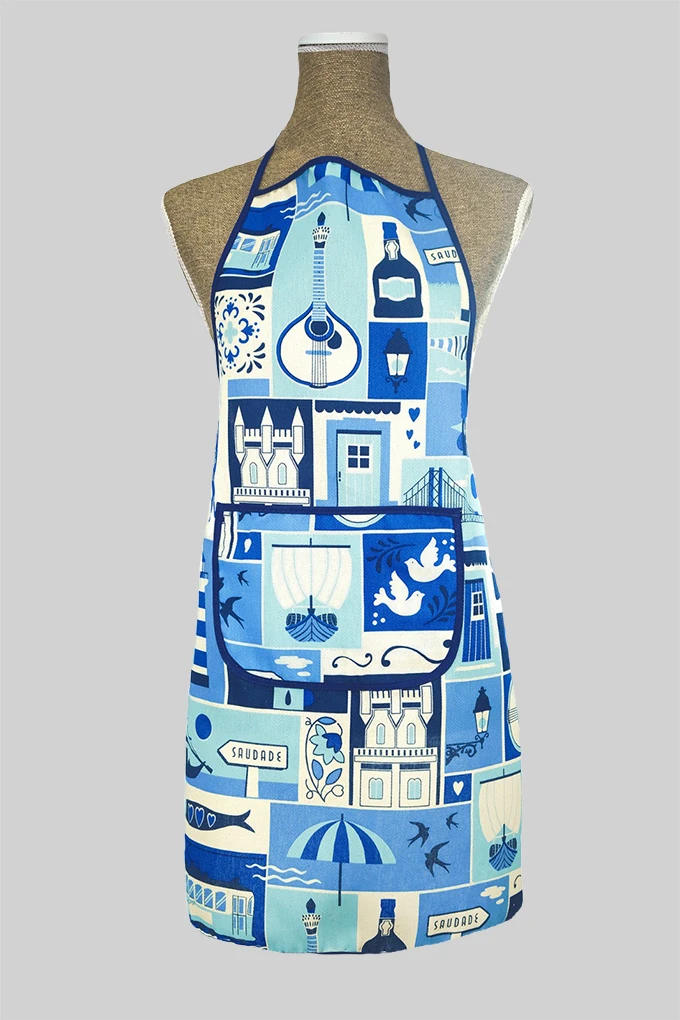 Saudade Printed Twill Kitchen Aprons