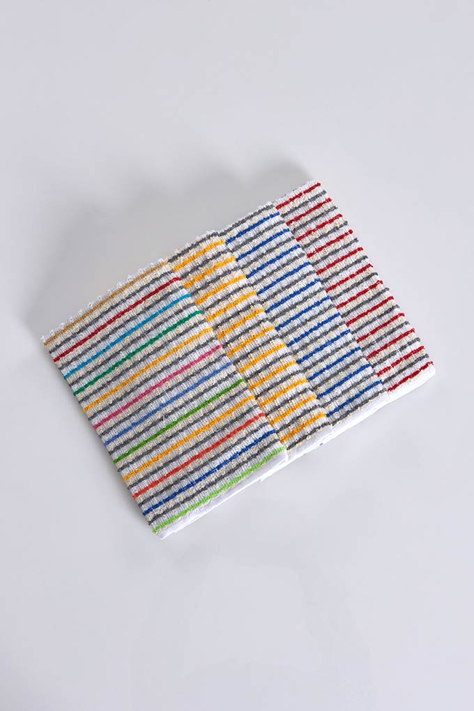 Colorful Stripes Terry Printed Kitchen Cloths
