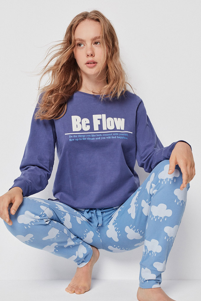 Pijama Estampado Senhora Be Flow