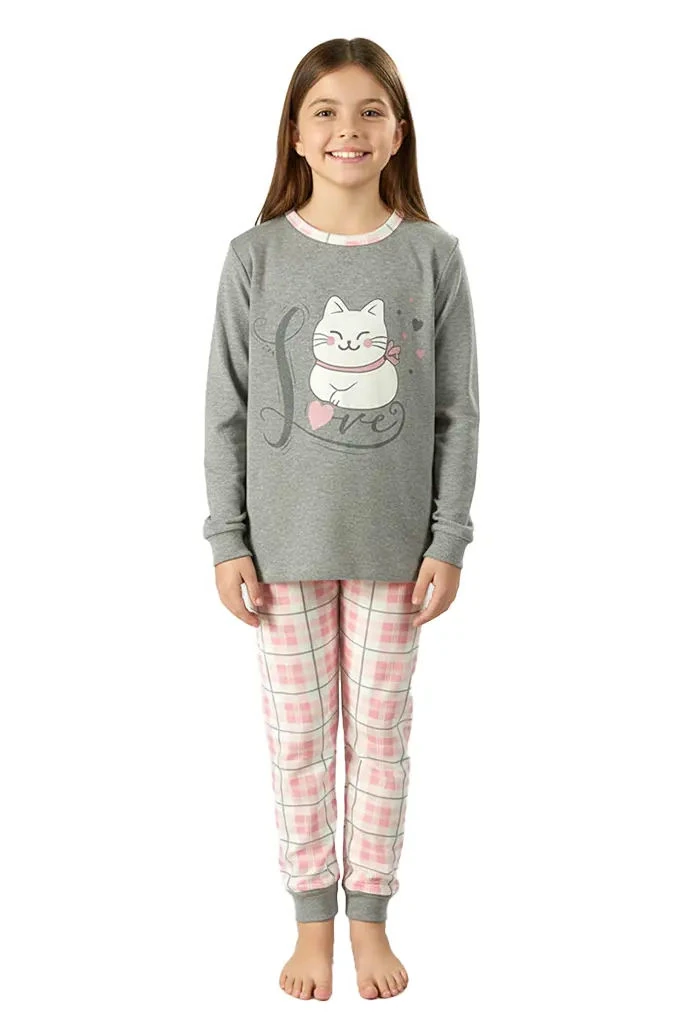 Love Girl Thermal Printed Pyjama Set