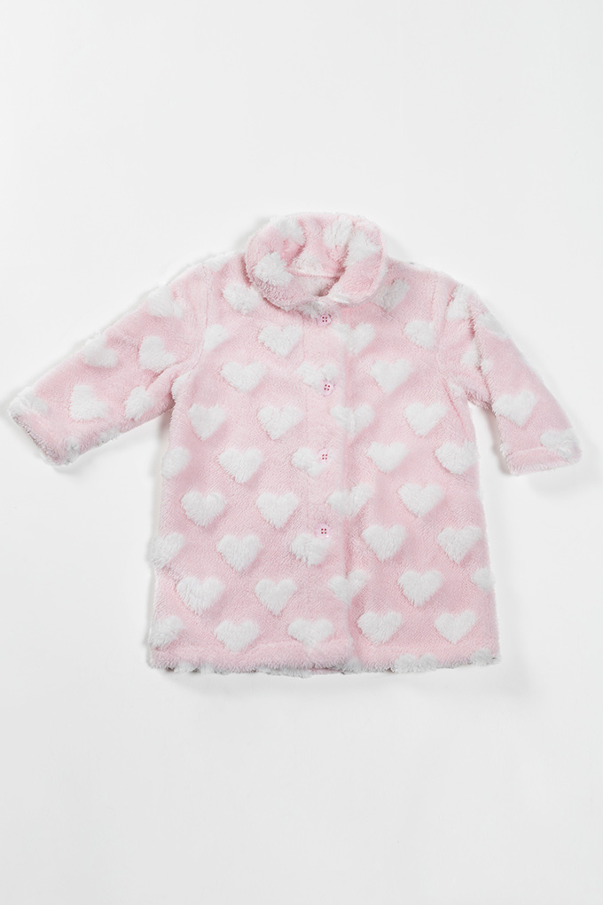 Baby Hearts Fur Robe