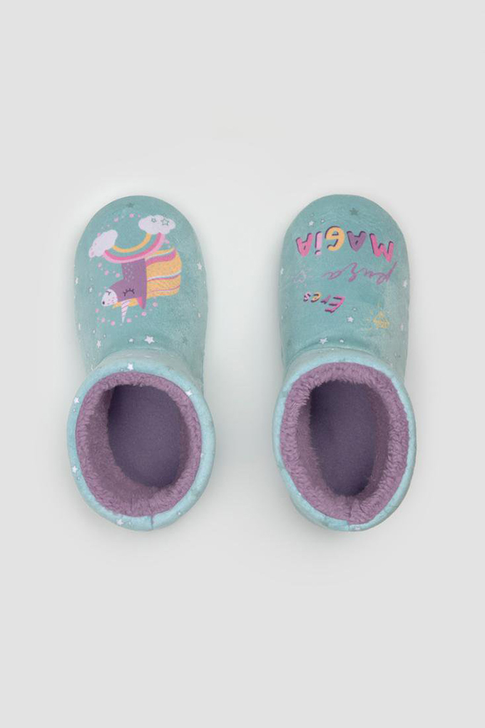 Pure Magic Girl printed Slippers Boots