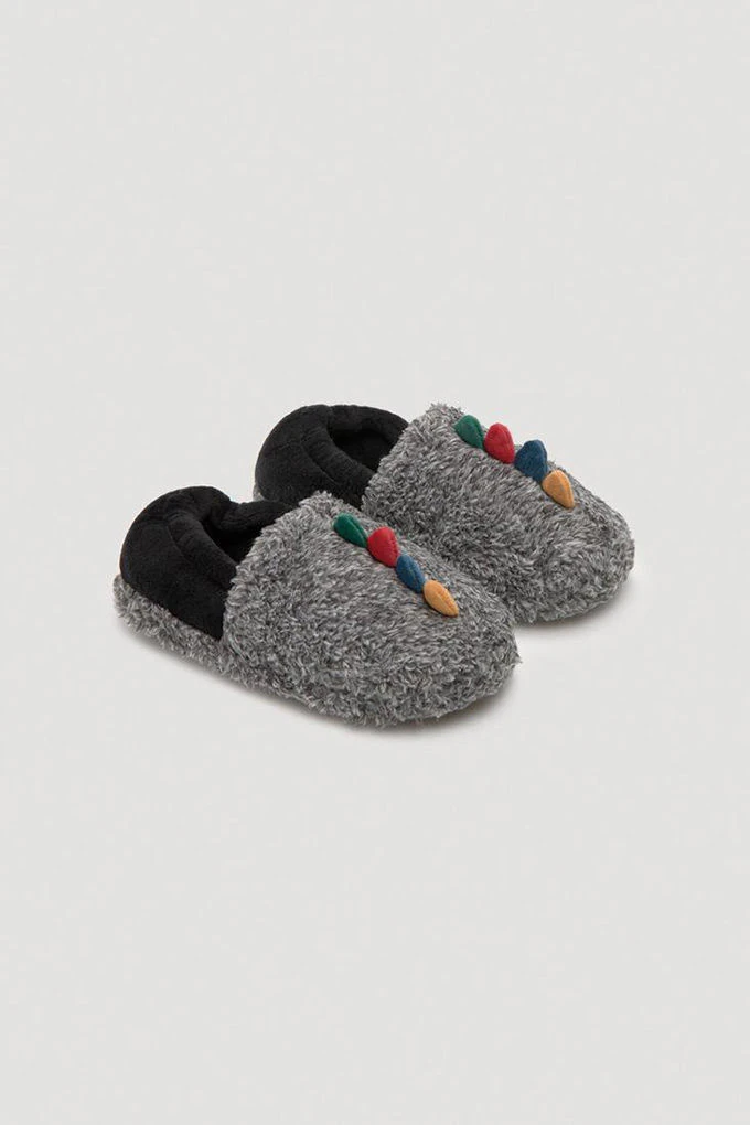 Dinosaur Boy Slippers w/ Velvet